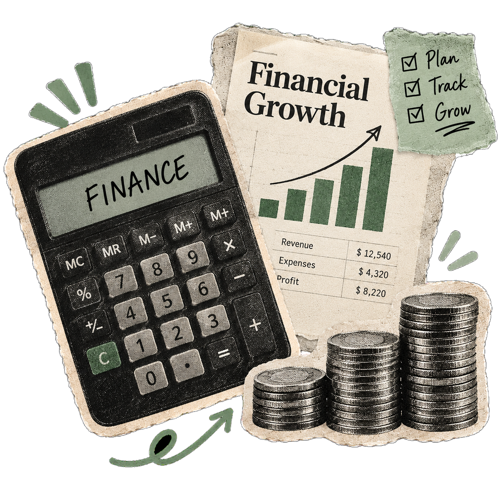 The Wiro finance page with invoices, expenses and multi-currency cashflow totals