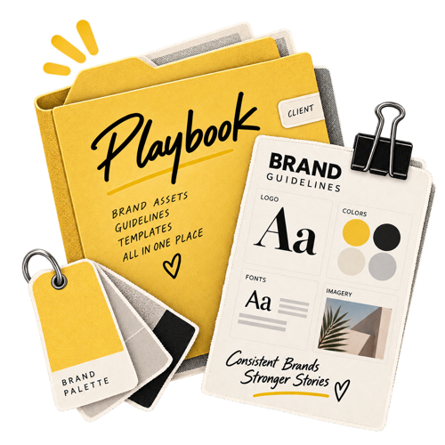 The Wiro playbook, holding the agency SOPs, brand guides and templates