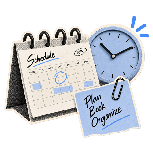 The Wiro scheduler calendar with shoots, meetings and reviews